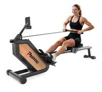 PASYOU Rowing Machine for Home Gym, Magnetic Rower with Quiet Resistance,350LB Weight Capacity, Home Fitness Rower with App Compatible & Comfortable Seat Cushion,PW36
