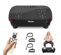 PASYOU Vibration Plate Exercise Machine with 2025 High-Performance Dual Motor for Weight Loss, Vibration Fitness Trainers for Lymphatic Drainage for Whole Body Workout