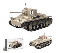 Pasyru Technik Military Tank Building Blocks Kit, 469 PCS 1 : 32 Military Brick Model Set, Army Tank Building Block Construction Model Kit, Compatible with Major Brands