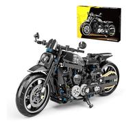 Pasyru Technik Motorbike Building Block Set, 680 PCS Super Motorcycle Building Blocks Kit, 1:8 Motorbike Model Vehicle Construction Toy, Racing Motorcycle Building Set for Adults and Teens