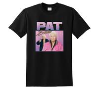 Pat Butcher Homage Men T Shirt Funny UK Tribute Gift for UK TV Fan 90's Icon Legend Black