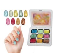 Pat Gel Palette for Nails Glitter Manicure Fingernails Drawing Art