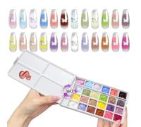 Pat Gels for Nails 24 Colour Gradients Highly Pigmented Manicure Tools