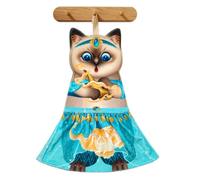 PAT JUUMG Cat Hand Towels, Cute Decorative Hanging Face Towels for Bathroom Kitchen, Super Absorbent Soft, Cat Lovers Gifts for Women, Housewarming for People Who Love Cats