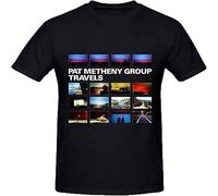 Pat Metheny Group Travels Owl Tee Shirt for Men Black 3XL