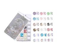Pat Nail for Nails - 18-grid Gradient Quick Dry Long Lasting Palette - Nail Gel Polishing,for Women Mothers Professional Salon Home Party Holiday Summer Spring Wedding Daily