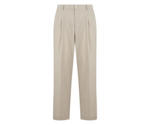 Pat Pleated Wool Trousers - male - Boss - Suit Trousers - Beige - L - Trousers L