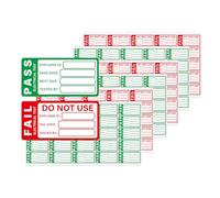PAT Testing Labels 50×25mm Vinyl Fail Appliance Test Stickers Removable Self-Adhesive Waterproof Decals for Equipment 300PCS