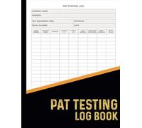 pat testing log book: HSE & IET Compliant Portable Appliance Testing & Inspection Record Sheets