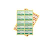 PAT Testing Stickers, 400 Pass & 40 Fail Labels for Portable Appliance Testing, PAT Test Labels for Safety Checks. 50 x 25mm. (Mixed - 400 PASS/40 Fail, 440 Pack)