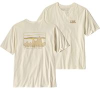 Patagonia - 100% recycled T-shirt - M's '73 Skyline Organic T-Shirt Birch White for Men - Size 55,5 White 55.5