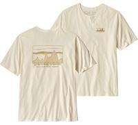 Patagonia - 100% recycled T-shirt - M's '73 Skyline Organic T-Shirt Birch White for Men - Size 61,5 White 61.5
