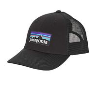 Patagonia 38283-BLK P-6 Logo LoPro Trucker Hat Hat Unisex Black UNI