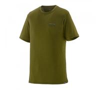 Patagonia 44590 Ms Cap Cool Merino Blend Graphic Shirt Colour: FZPN FitzRoy Strata Pond Green, Size: M
