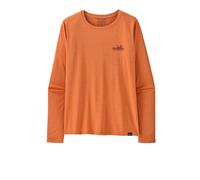 PATAGONIA W's L/s Cap Cool Daily Graphic Shirt 73 - Women - Orange - size S- model 2025 S
