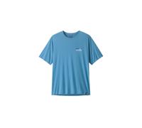 Patagonia 45478 Men's Capilene Cool Daily Shirt - '73 Skyline Colour: SHRX Shore Blue-Light Shore Blue X-Dye, Size: XL