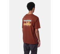 Patagonia '73 Skyline Organic T-Shirt - Dried Vanilla - Burgundy / XL