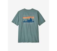 Patagonia 73 Skyline Short Sleeve T-Shirt Turquoise Green - XXL