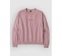 Patagonia - Women's 95 Oval Logo Daily Crew - Jumper size XS, pink