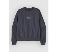 Patagonia - Women's 95 Oval Logo Daily Crew - Jumper size XS, grey/blue