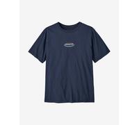 Patagonia 95 Oval Logo Short Sleeve T-Shirt Dark Blue - S