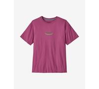 Patagonia - Comfortable and versatile organic cotton T-shirt - M's '95 Oval Logo T-Shirt Faded Magenta for Men - Size M - Purple Purple M