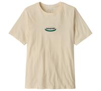 Patagonia 95 Oval Logo Short Sleeve T-Shirt Beige - XL