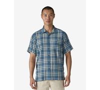 Patagonia A/C Short Sleeve Shirt Blue Grey - L