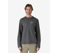 Patagonia Applied Imagination Wildrise Long Sleeve T-Shirt Grey - XL