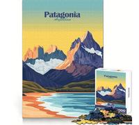 Patagonia Argentina Landscape 1000 Piece Jigsaw Puzzles for Adults Jigsaw Enhance Memory Gentle Leisure Firm Cut (50x75cm)