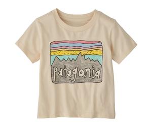 Patagonia - Baby Fitz Roy Skies - T-shirt size 2 Years, sand