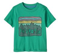 Patagonia - Baby Fitz Roy Skies - T-shirt size 3 Years, turquoise