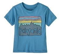 Patagonia - Baby Fitz Roy Skies - T-shirt size 5 Years, blue