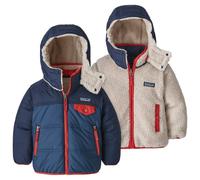 Patagonia - Baby Reversible Tribbles Hoody - Winter jacket size 3 Years, blue