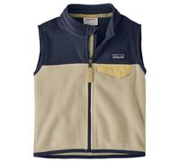 Patagonia - Baby's Micro D Snap-T Vest - Fleece vest size 2 Years, sand/blue