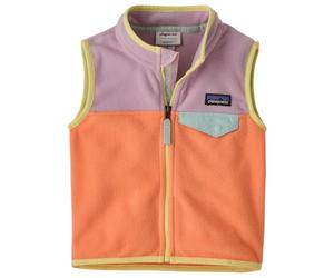 Patagonia - Baby's Micro D Snap-T Vest - Fleece vest size 5 Years, orange