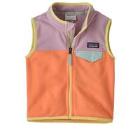 Patagonia - Baby's Micro D Snap-T Vest - Fleece vest size 6-12 Months, orange