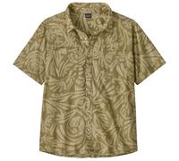 Patagonia - Lightweight, breathable shirt made from hemp and organic cotton - M's Back Step Shirt Earthen Weathered Stone for Men - Size S - Green Green S