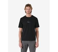 Patagonia Berm Logo Short Sleeve T-shirt Pure Black - M