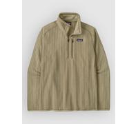 Patagonia Better 1/4 Zip Hoodie weathered stone rib knit L