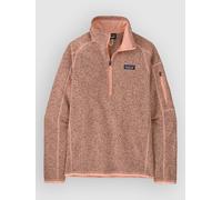 Patagonia - Warm zip-up fleece jacket - W's Better Sweater 1/4 Zip Peach Sherbet for Women in Recycled Polyester - Size M - Pink Pink M
