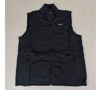 PATAGONIA Better Sweater Fleece Vest Full Zip w/ Collar Men's Sz L Black 25882