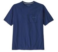 Patagonia Boardshort Logo Pocket Responsibili-Tee - Clement Blue