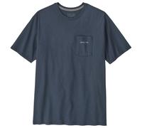 Patagonia - Boardshort Logo Pocket Responsibili-Tee - T-shirt size M, blue