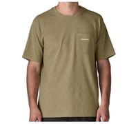 Patagonia - Boardshort Logo Pocket Responsibili-Tee - T-shirt size M, sand