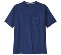 Patagonia - Boardshort Logo Pocket Responsibili-Tee - T-shirt size XS, blue