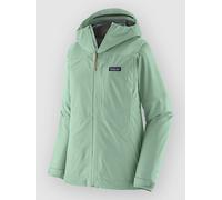 Patagonia - Women's Boulder Fork Rain Jacket - Waterproof jacket size XXL, green/turquoise
