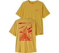 Patagonia - Breathable and lightweight hiking T-shirt - M's Cap Cool Daily Shirt Cloud Crag Limestone Yellow Light X-Dye for Men in Recycled Polyester - Size M Yellow M