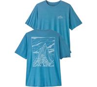 Patagonia - Breathable and lightweight hiking T-shirt - M's Cap Cool Daily Shirt Cloud Crag Shore Blue Light Shore Blue X-Dye for Men in Recycled Polyester - Size L Blue L