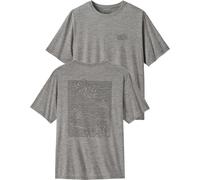 Patagonia - Breathable and lightweight hiking T-shirt - M's Cap Cool Daily Shirt Strataspire Feather Grey for Men in Recycled Polyester - Size S Grey S